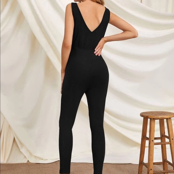 SHEIN Round Neck Tank Jumpsuit SZ L - Picture 2 of 4